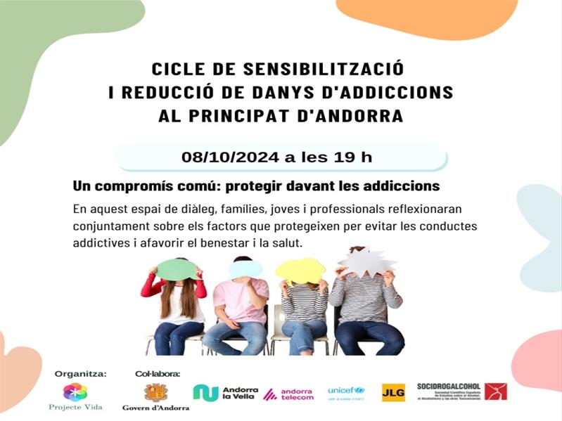 Addiccions i pornografia centren el cicle de sensibilització i reducció de danys d’addiccions