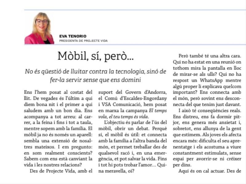 Mòbil, sí, però... Mòbil, sí, però...