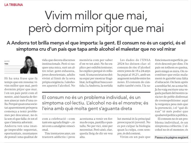 Vivim millor que mai, però dormim pitjor que mai